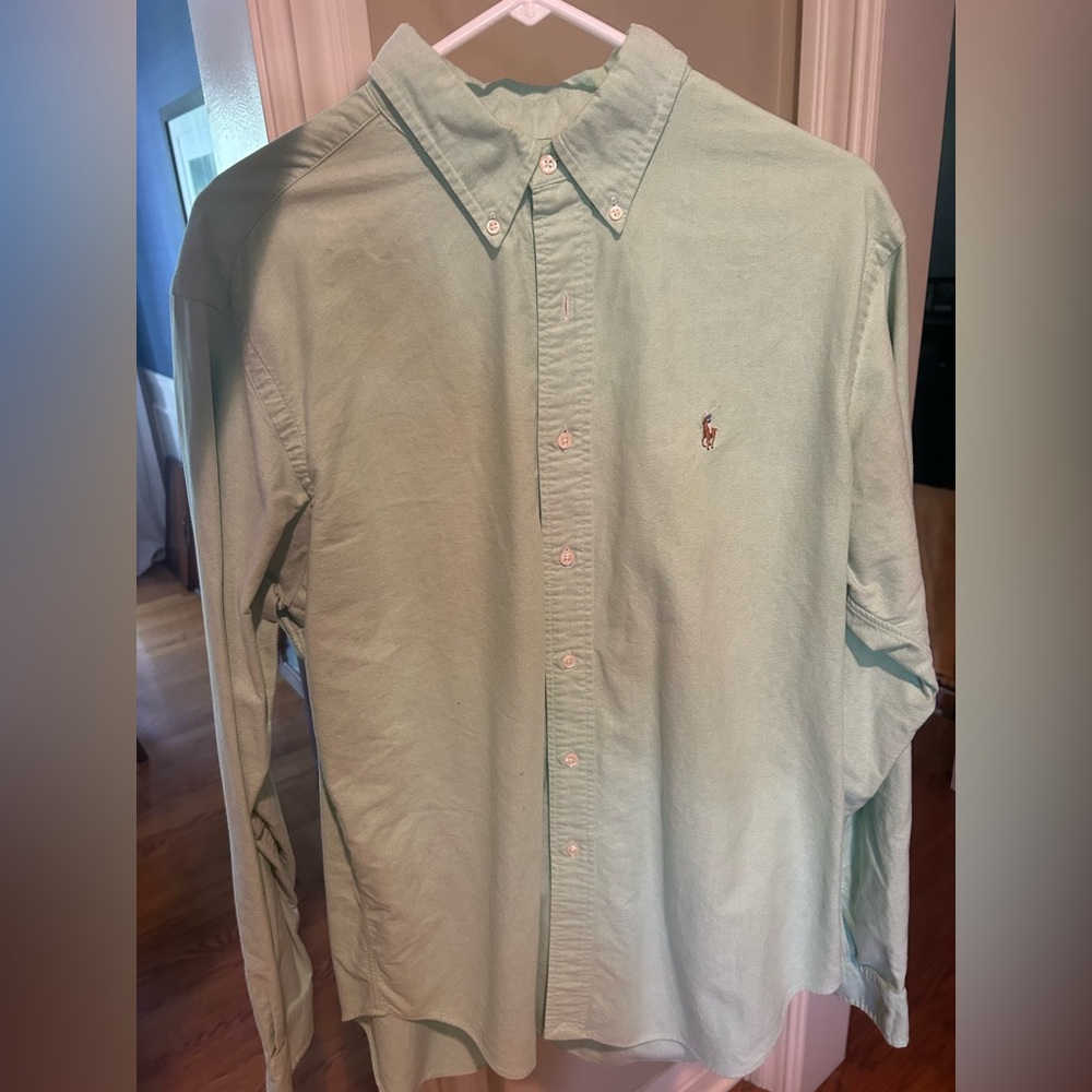 Ralph Lauren Green Casual Button Down Shirt